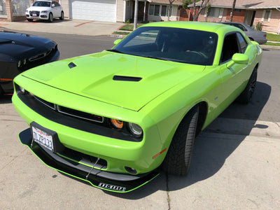 2008 - 2023 Dodge Challenger GT R/T SXT: Hellcat Design Splitter