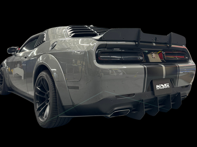 NEW 2008 - 2023 Dodge Challenger: V2 Sharp Design Wickerbill