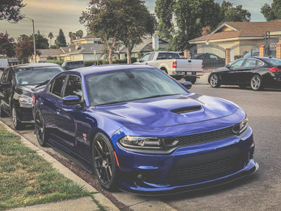 2015 - 2023 Dodge Charger GT, Scatpack, Hellcat: Reg Rodless Design Splitter