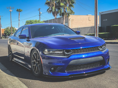 2015 - 2023 Dodge Charger GT, Scatpack, Hellcat: Reg Rodless Design Splitter