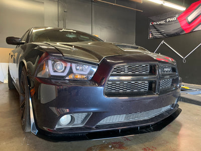 2011 - 2014 Dodge Charger SXT RT: Rodless Design Splitter