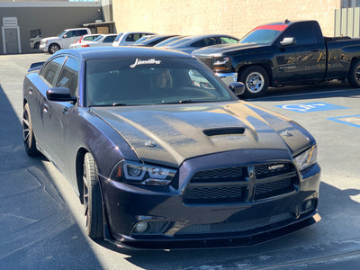 2011 - 2014 Dodge Charger SXT RT: Rodless Design Splitter