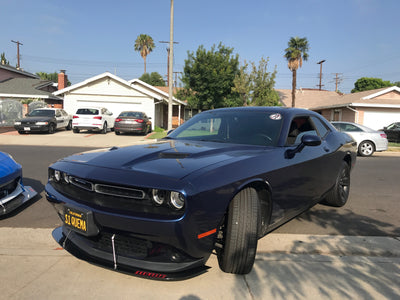 2008 - 2023 Dodge Challenger GT R/T SXT: Reg Design Splitter