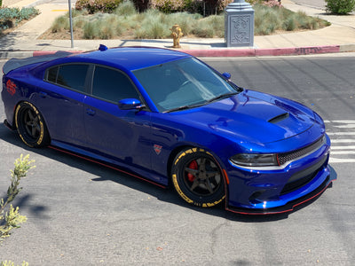 2015 - 2023 Dodge Charger GT, Scatpack, Hellcat: Honey Comb Design Splitter