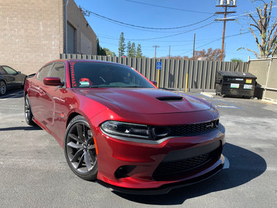 2015 - 2023 Dodge Charger GT, Scatpack, Hellcat: Sharp Rodless Design Splitter